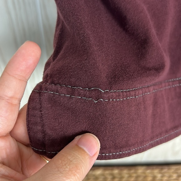 Kuhl Men’s Burgundy Embroidered Collared Short Sleeve Cotton Polo, L - Picture 11 of 14